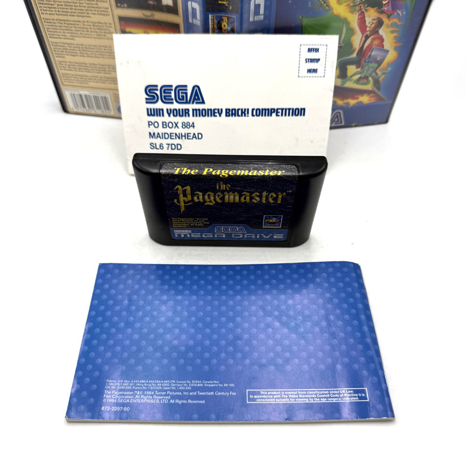 The Pagemaster Sega Megadrive