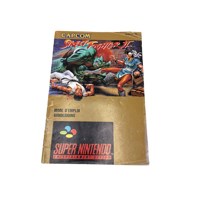 Notice Street Fighter II Super Nintendo