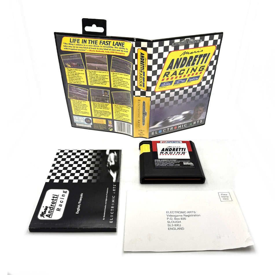 Mario Andretti Racing Sega Megadrive