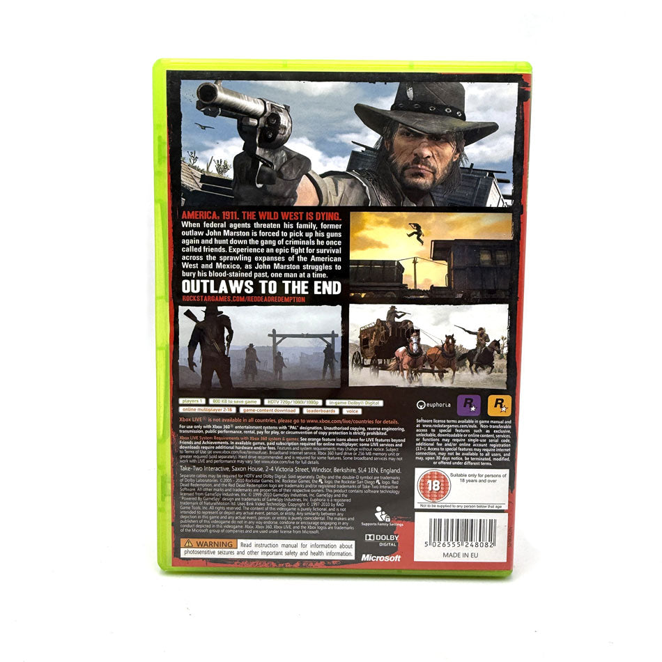 RED DEAD REDEMPTION MICROSOFT XBOX 360 EDITION FR PAL RED DEAD REDEMPTION MICROSOFT XBOX 360 EDITION FR PAL