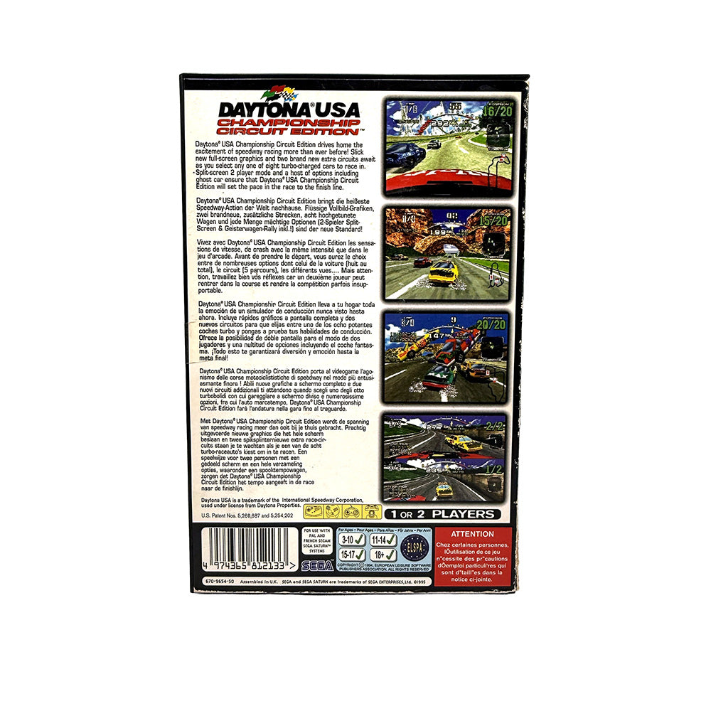 Daytona USA Championship Circuit Edition Sega Saturn
