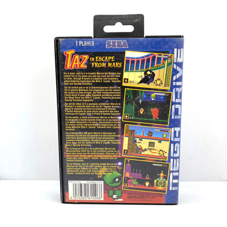 Taz In Escape From Mars Sega Megadrive