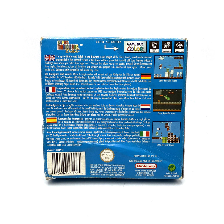 Super Mario Bros Deluxe Nintendo Game Boy Color
