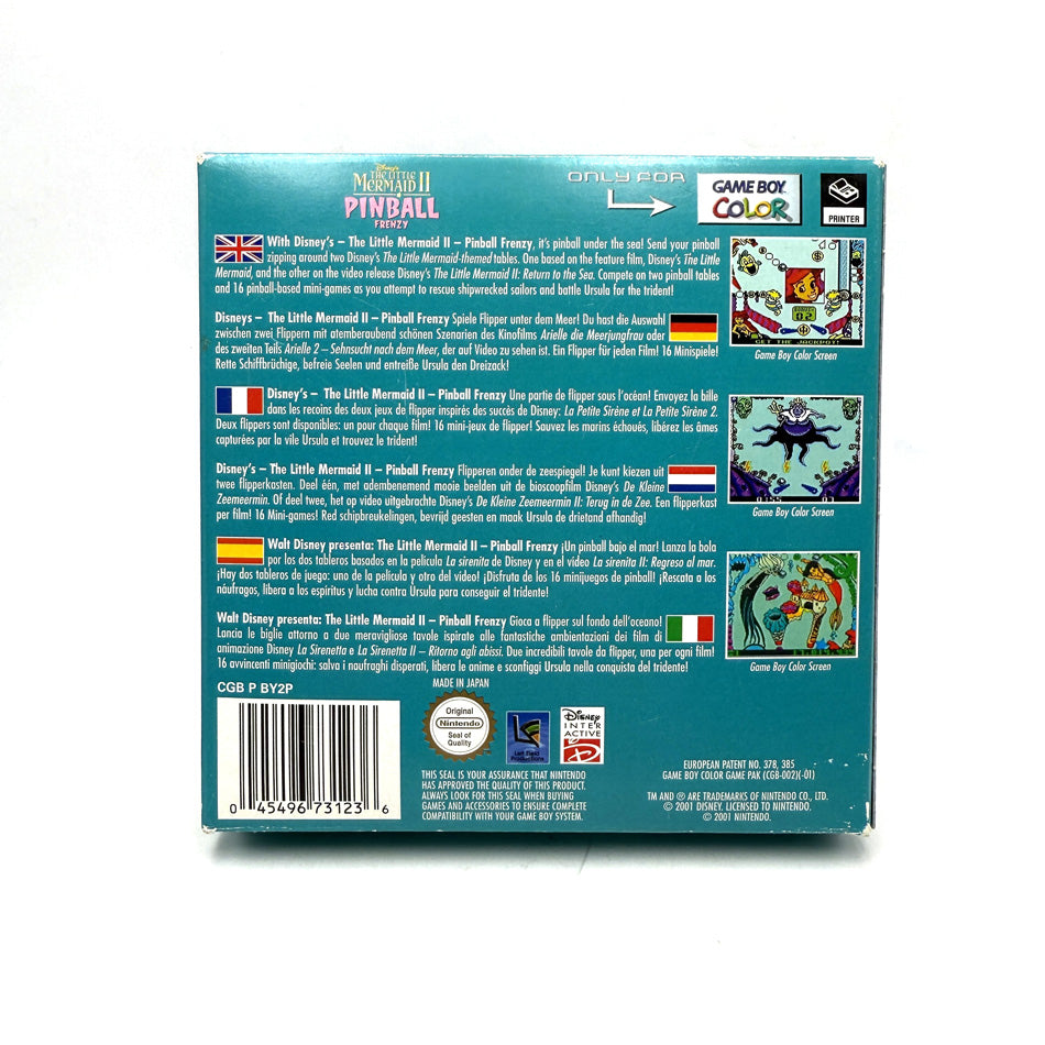 Disney's The Little Mermaid II Pinball Frenzy Nintendo Game Boy Color