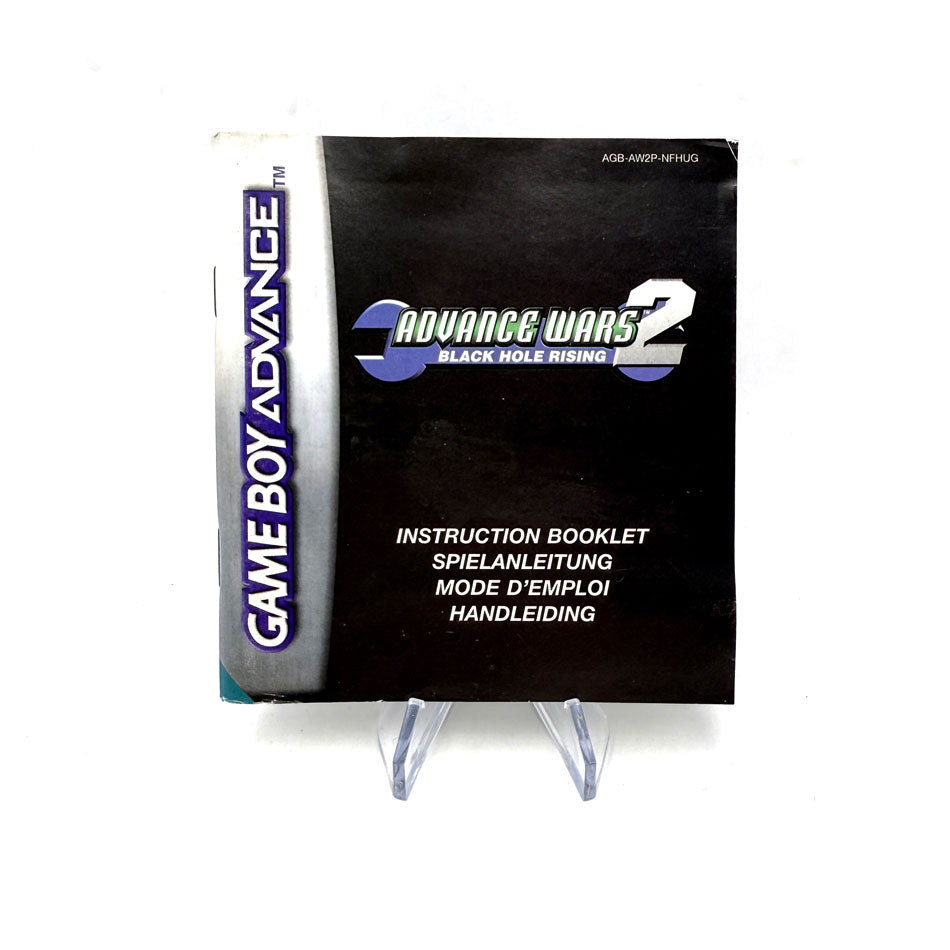Notice Advance Wars 2 Black Hole Rising Nintendo Game Boy Advance