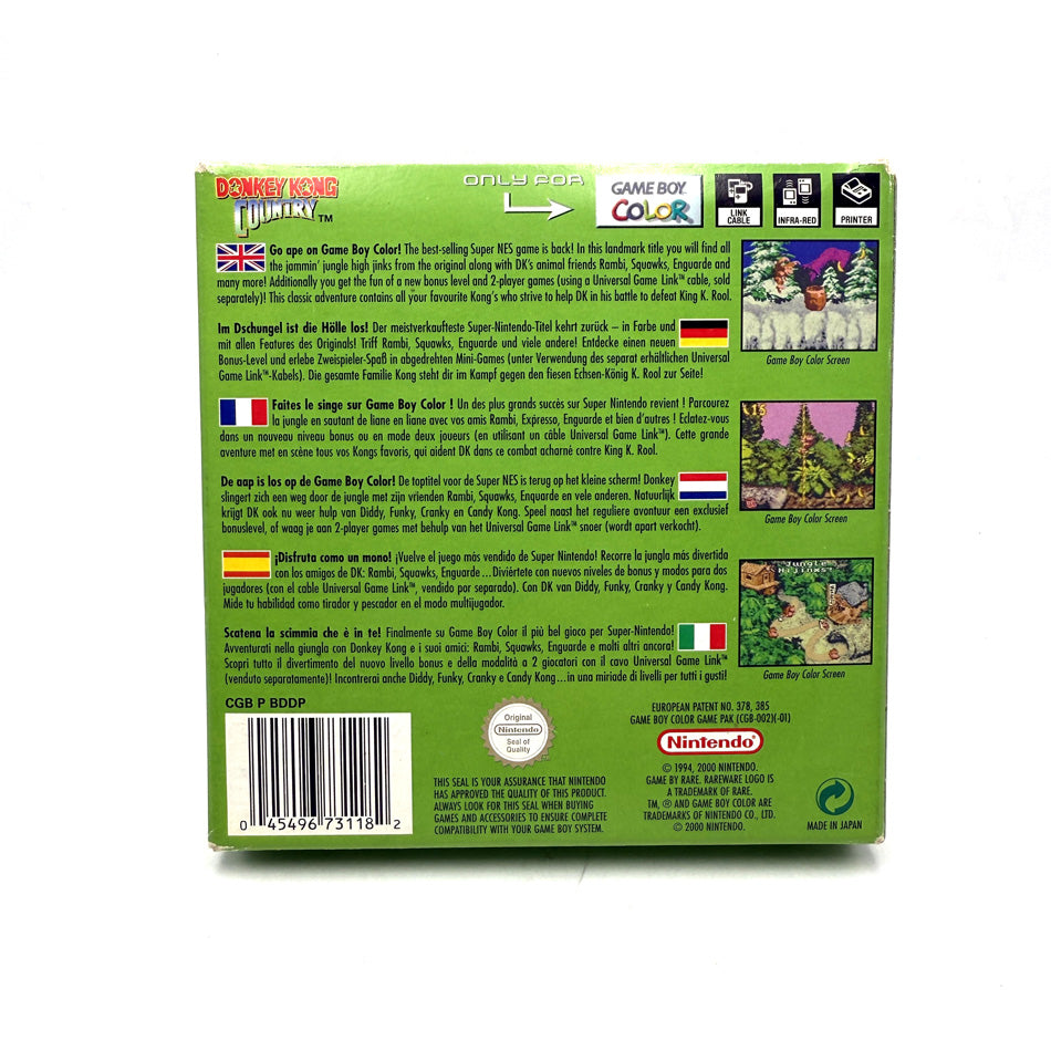 Donkey Kong Country Nintendo Game Boy Color