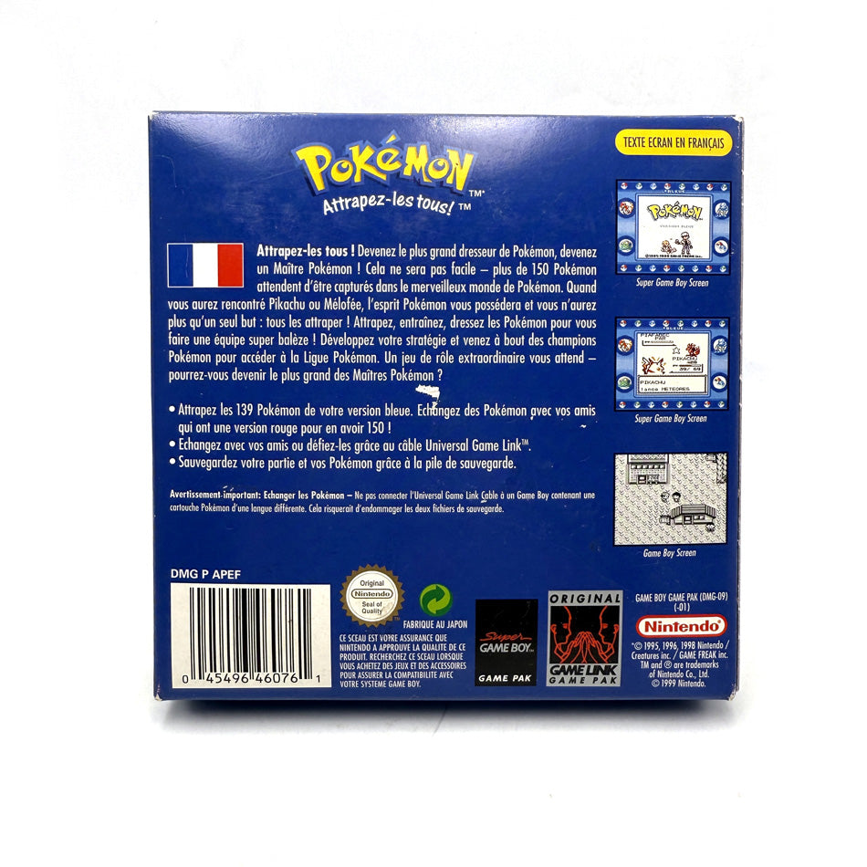 Pokemon Version Bleue Nintendo Game Boy