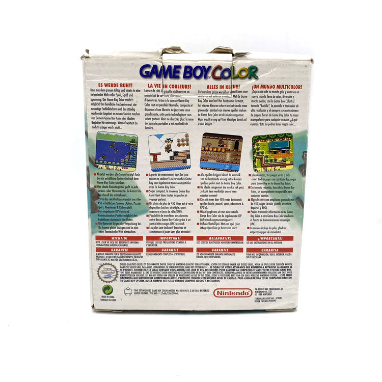 Console Nintendo Game Boy Color Teal en boite