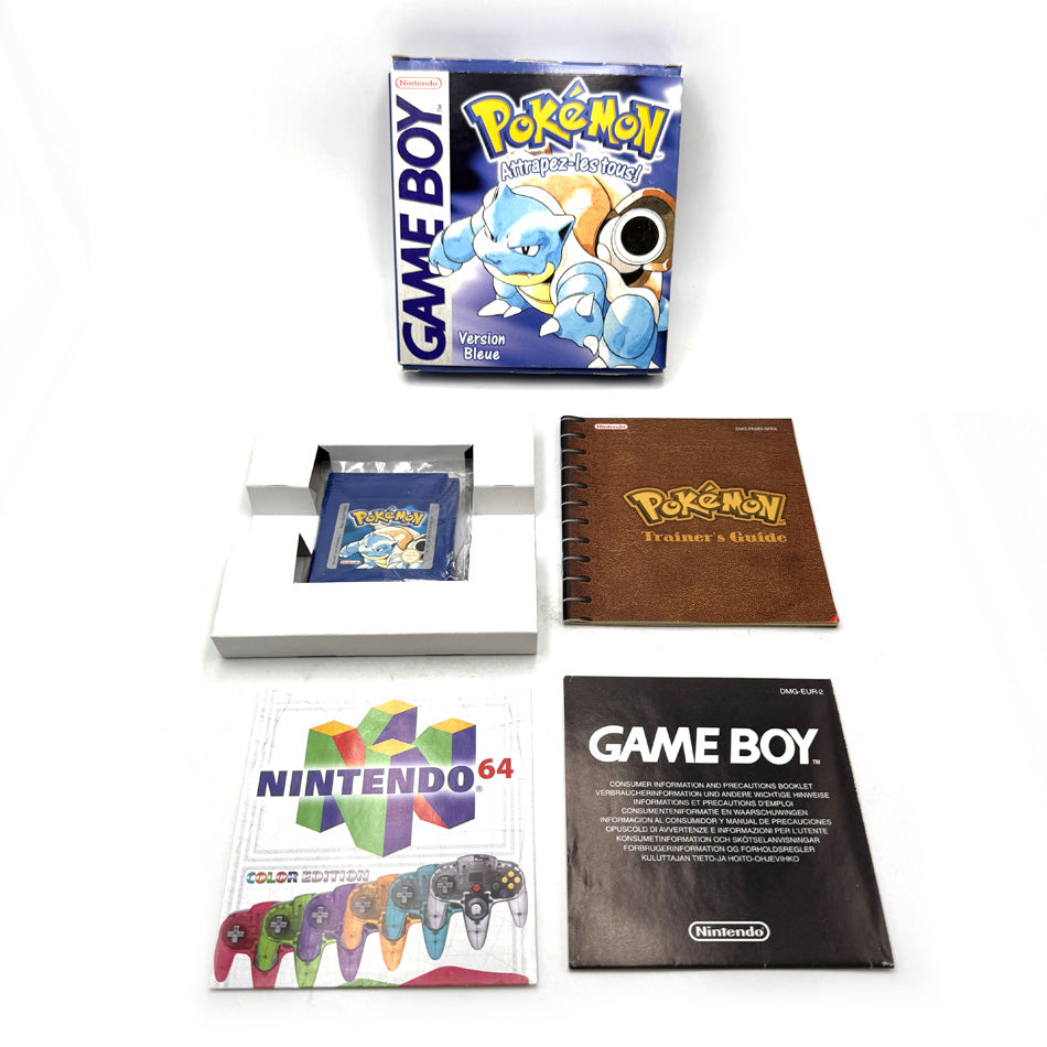 Pokemon Version Bleue Nintendo Game Boy