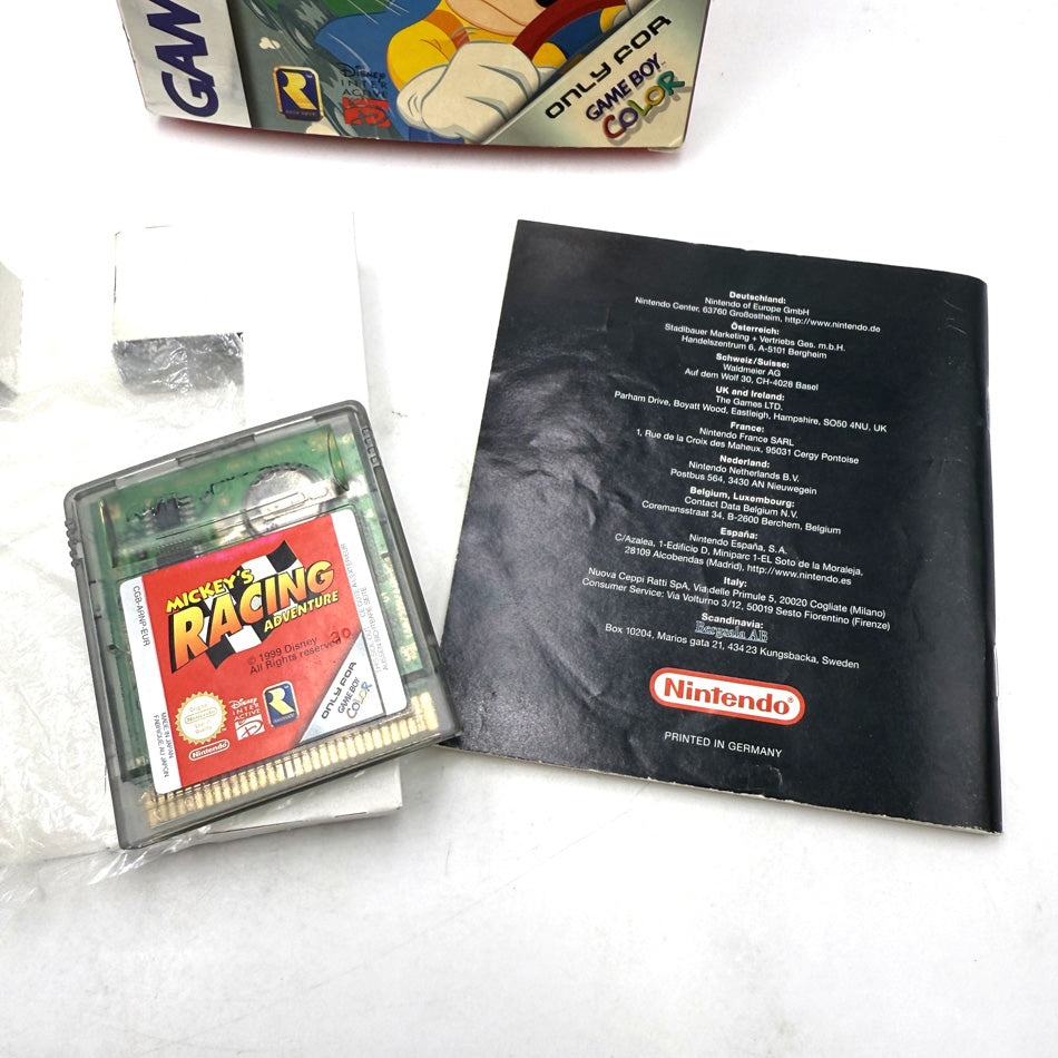 Mickey's Racing Adventure Nintendo Game Boy Color