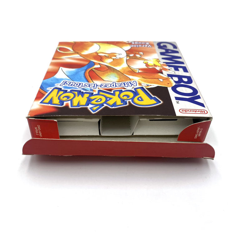 Boite et notices Pokemon Version Rouge Nintendo Game Boy