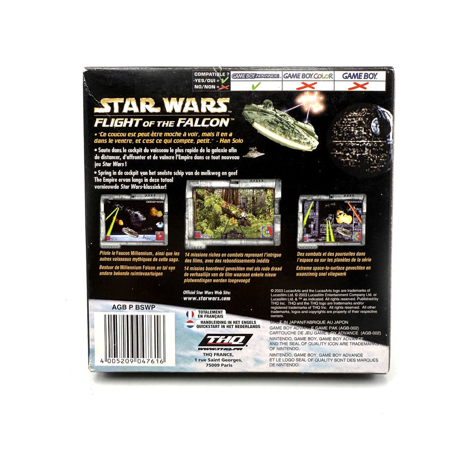 Star Wars Flight Of The Falcon Nintendo Game Boy Advance