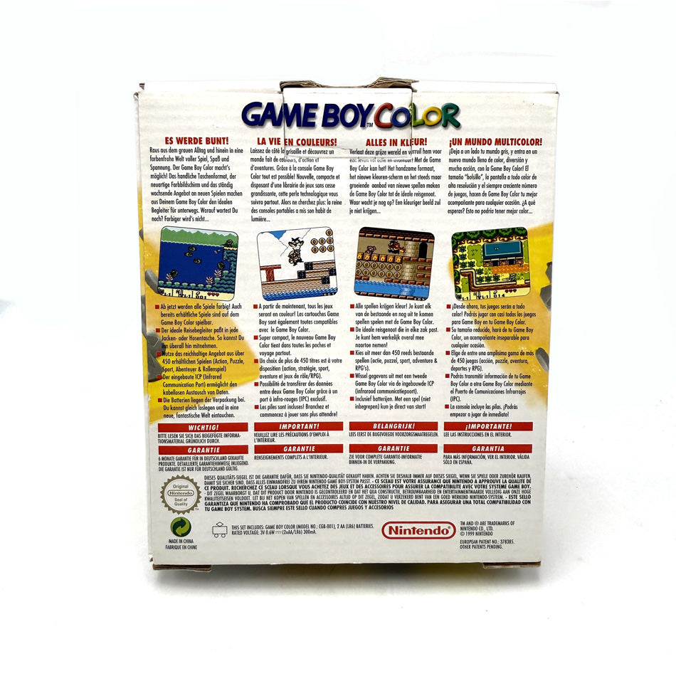 Console Nintendo Game Boy Color Yellow