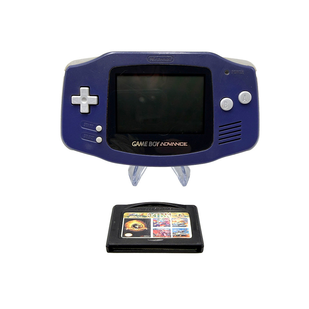 Console Nintendo Game Boy Advance Purple + Cartouche 34 in 1