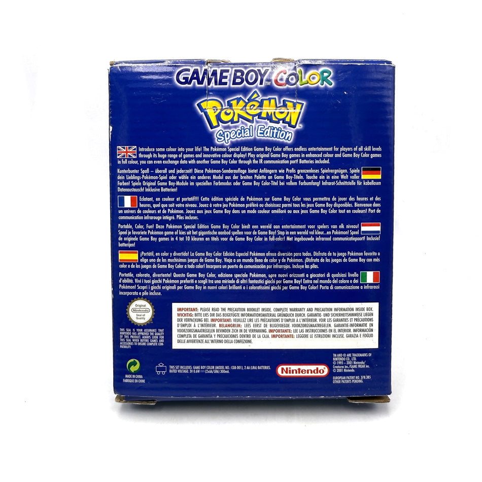 Console Nintendo Game Boy Color Special Edition Pokemon