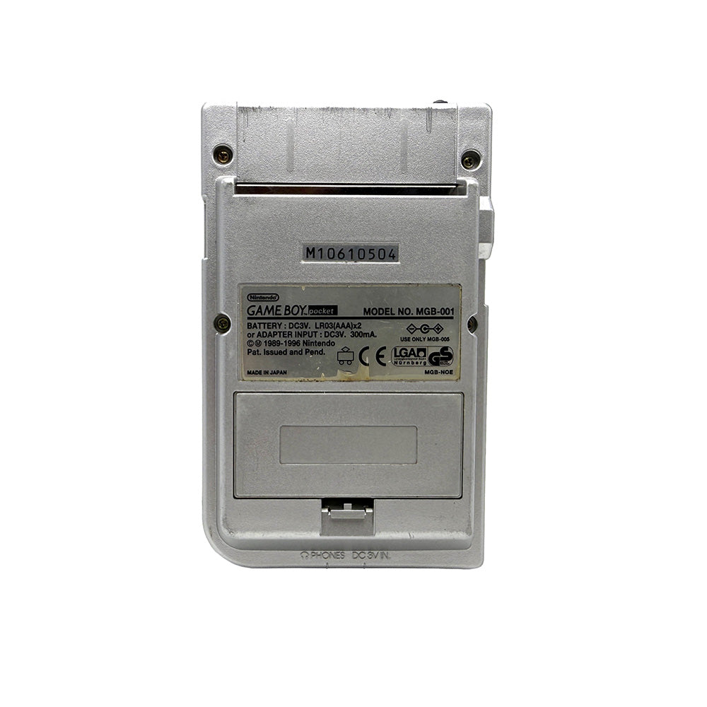 Console Nintendo Game Boy Pocket Silver