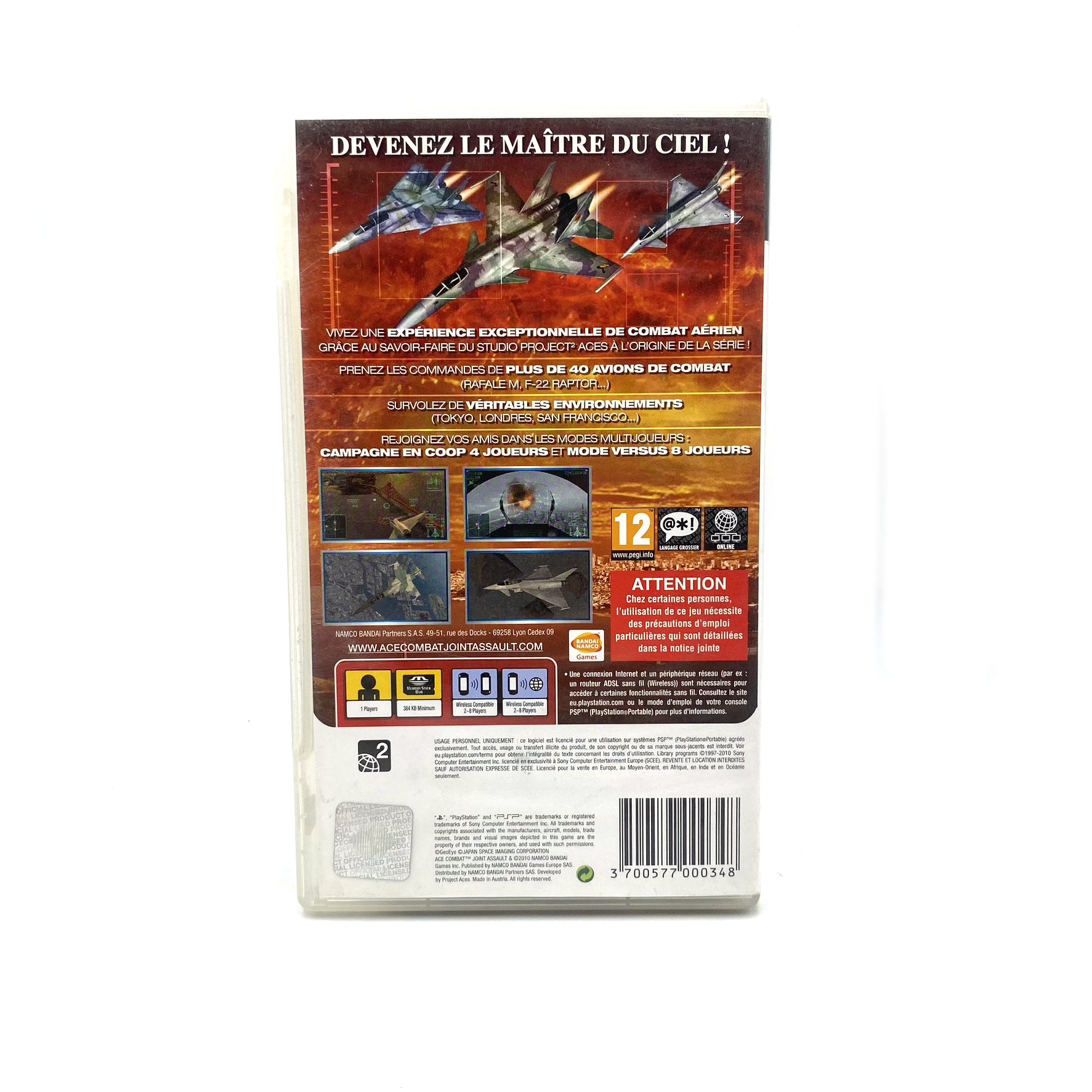 Ace Combat Joint Assault Playstation PSP