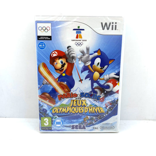 Mario & Sonic aux Jeux Olympiques d'Hiver Nintendo Wii (Neuf sous blister)