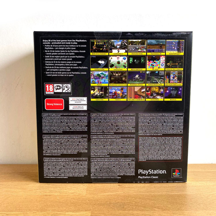 Console Playstation Classic Mini (NEUVE) - 20 jeux