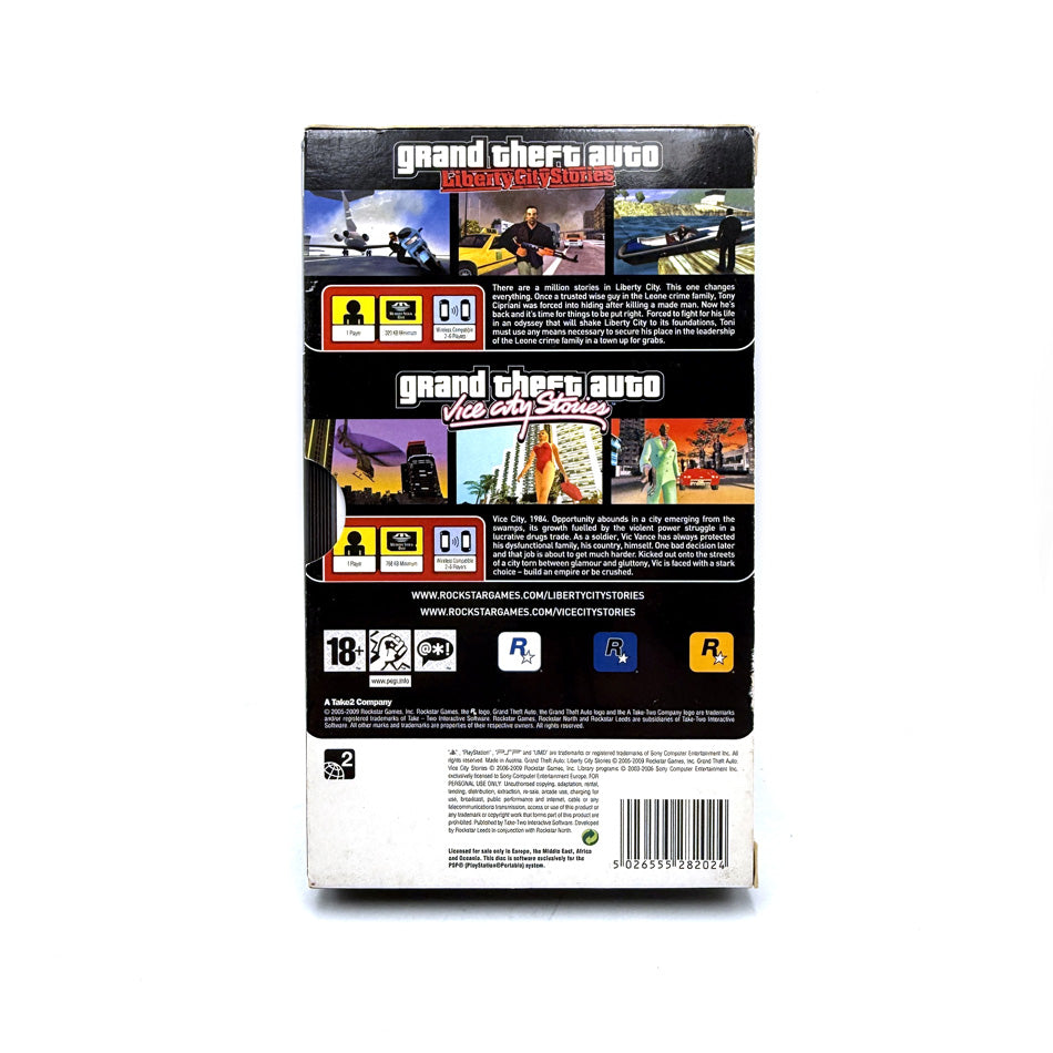 Rockstar Games Double Pack Grand Theft Auto Liberty City / Vice City Stories Playstation PSP