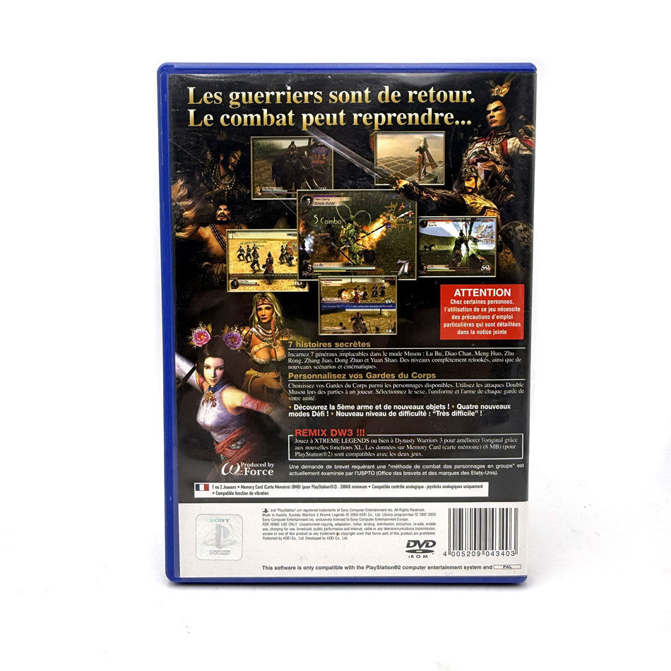 Dynasty Warriors 3 Xtreme Legends Playstation 2