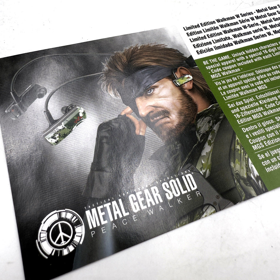 Metal Gear Solid Peace Walker Playstation PSP 