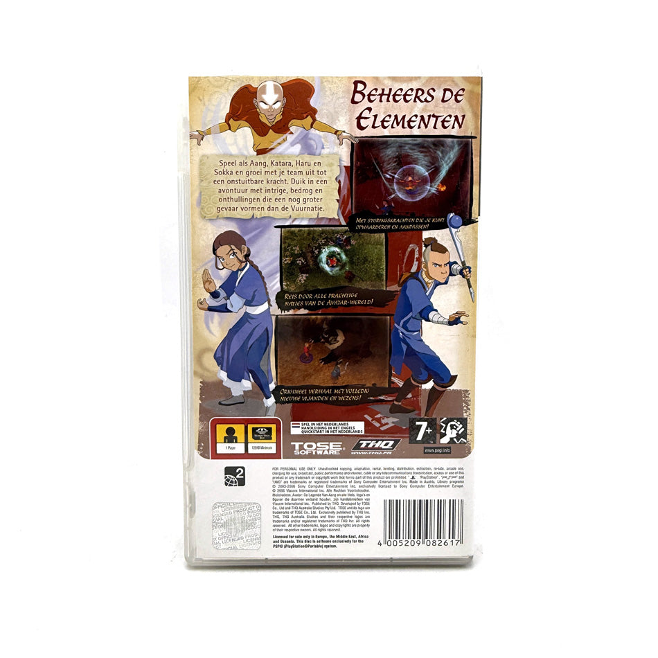 Avatar De Legende Van Aang Playstation PSP