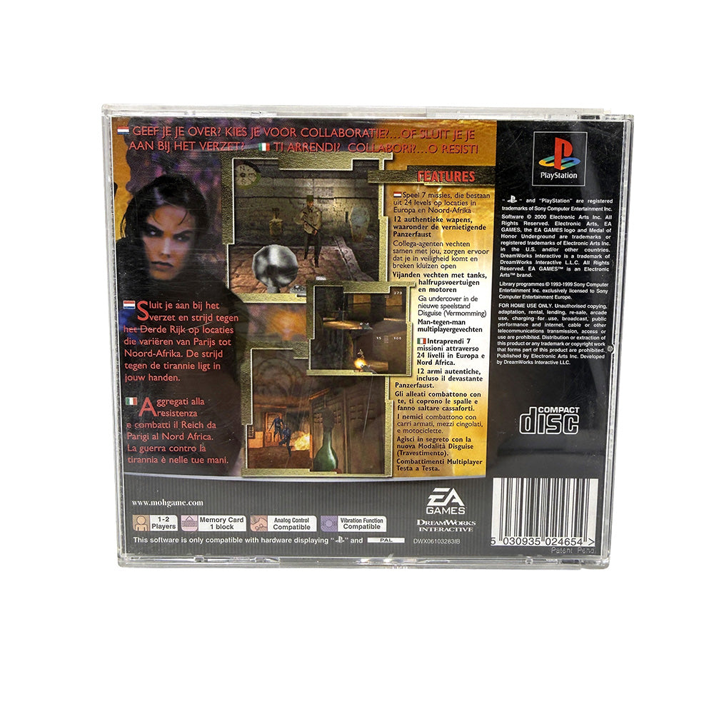 Medal of Honor Underground Playstation 1