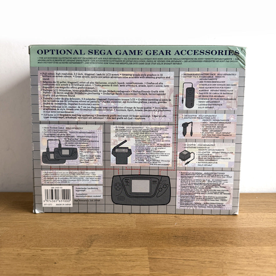 Console Sega Game Gear Columns Pack