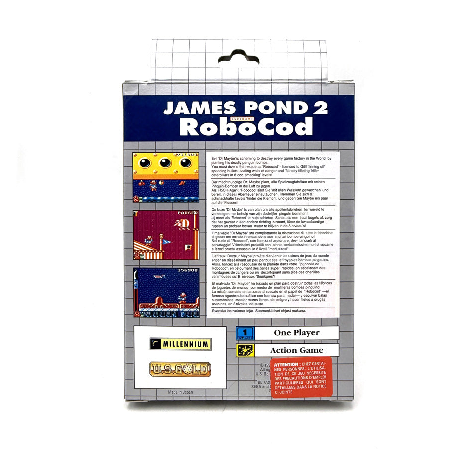 James Pond 2 RoboCod Sega Game Gear