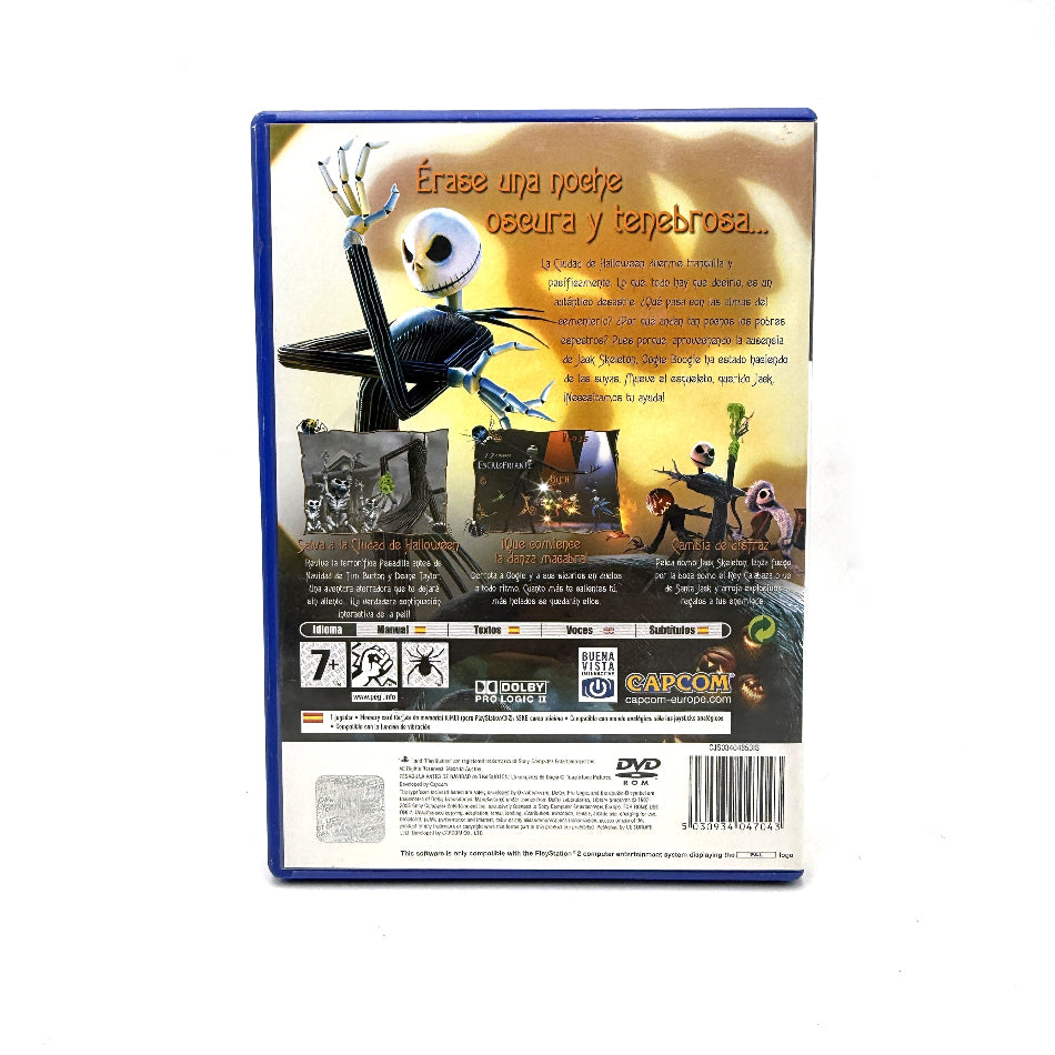 Tim Burton's Nightmare Before Christmas Oogies Rache Playstation 2 (Pesadilla antes de Navidad)