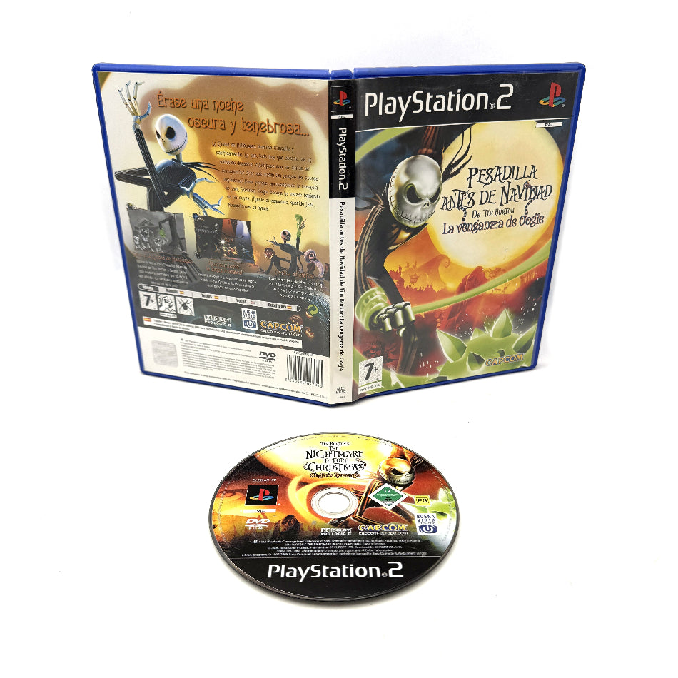 Tim Burton's Nightmare Before Christmas Oogies Rache Playstation 2 (Pesadilla antes de Navidad)