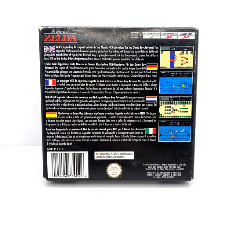 The Legend of Zelda NES Classics Nintendo Game Boy Advance
