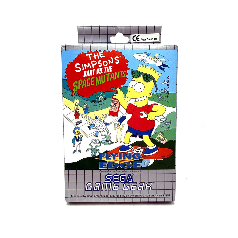 The Simpsons Bart VS. The Space Mutants Sega Game Gear