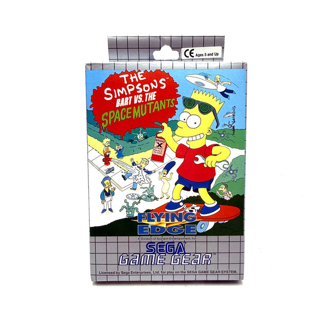 The Simpsons Bart VS. The Space Mutants Sega Game Gear