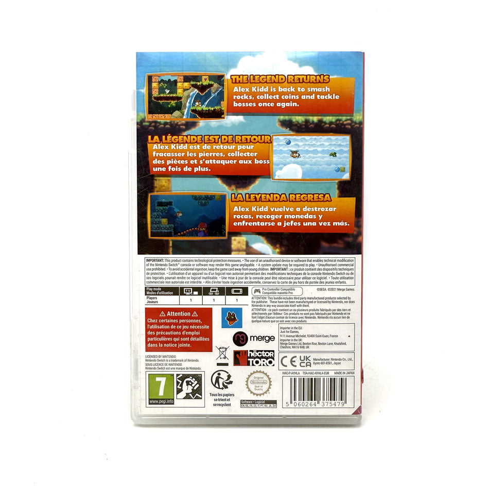 Alex Kidd In Miracle World DX Nintendo Switch