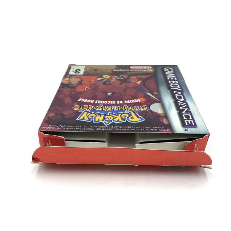 Pokemon Donjon Mystère Equipe De Secours Rouge Nintendo Game Boy Advance