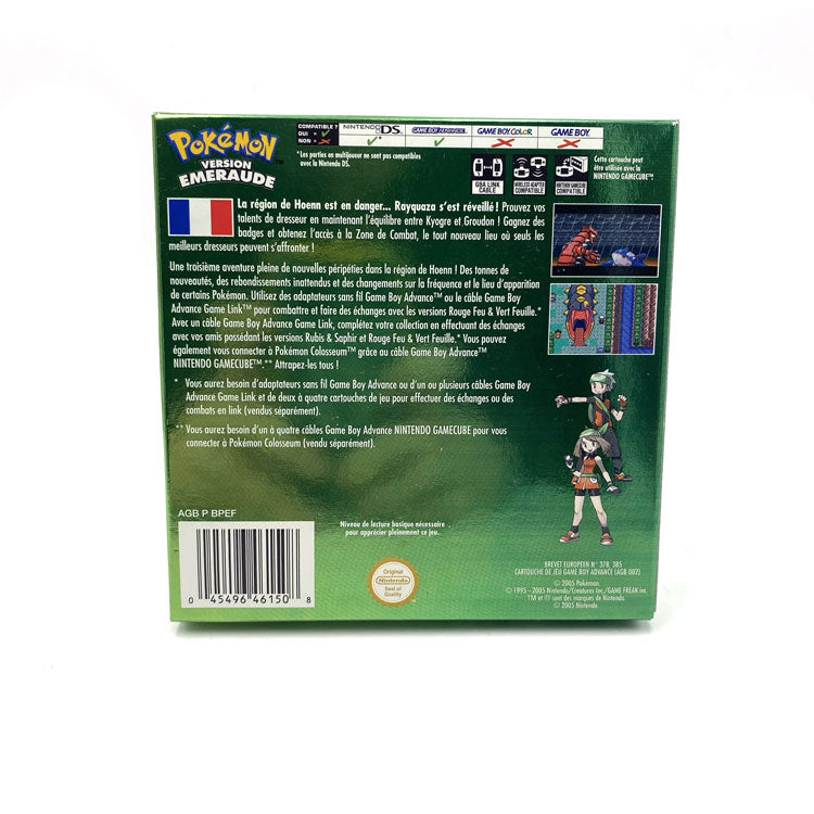 Pokemon Version Emeraude Nintendo Game Boy Advance