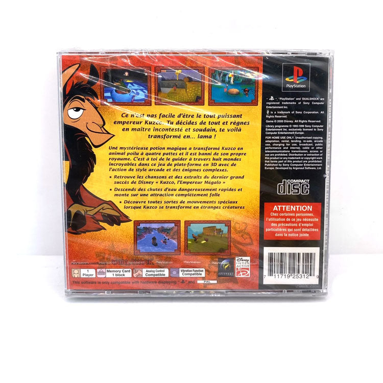 Disney Kuzco L'Empereur Mégalo Playstation 1 (Neuf sous blister)