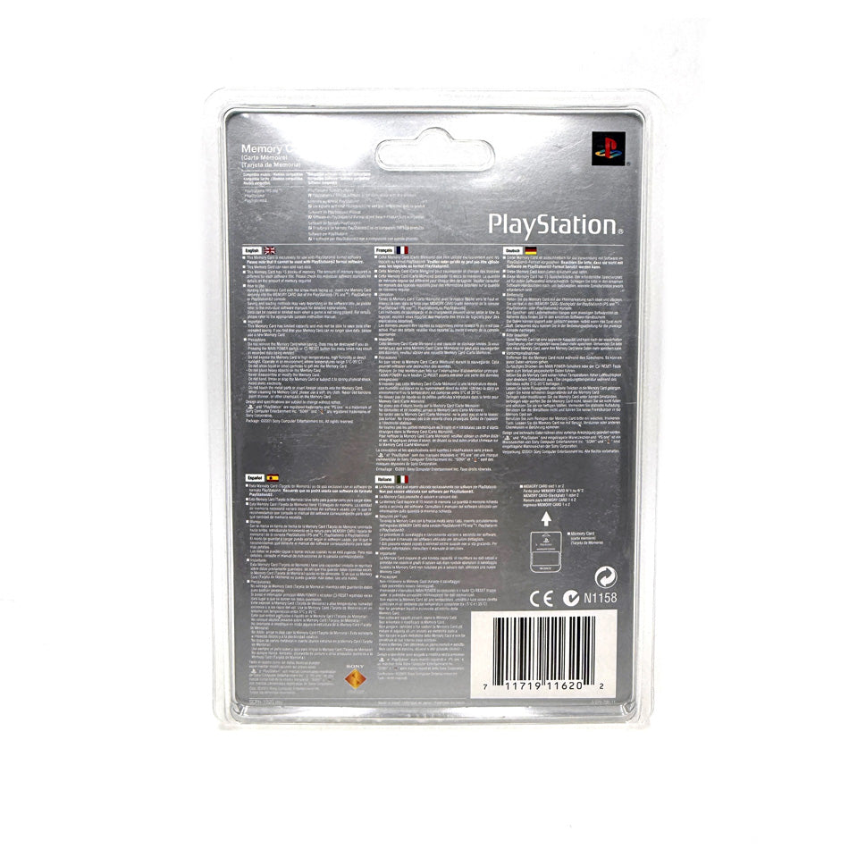 Memory Card Crimson Red Playstation 1