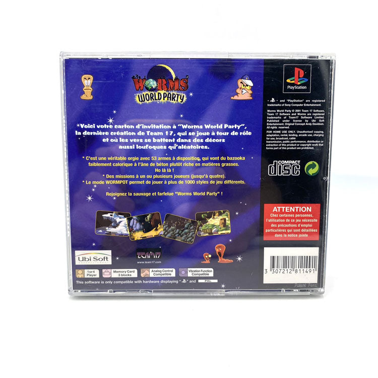 Worms World Party Playstation 1