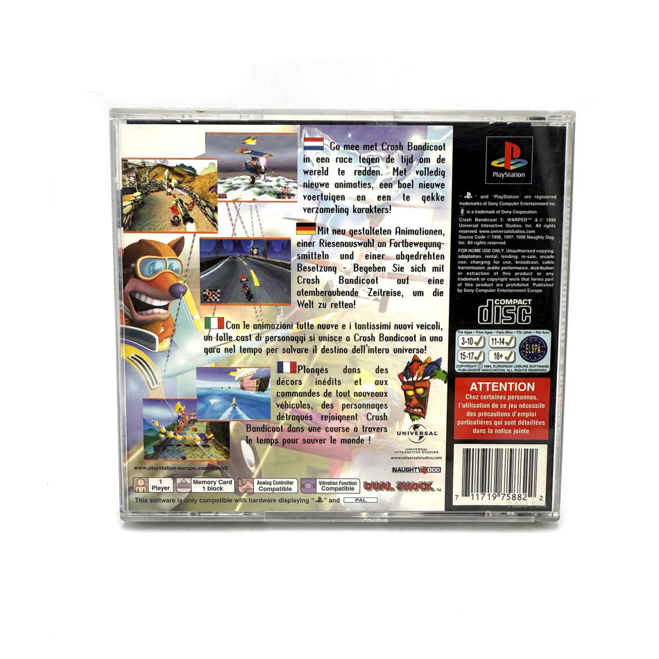 Crash Bandicoot 3 Warped Playstation 1