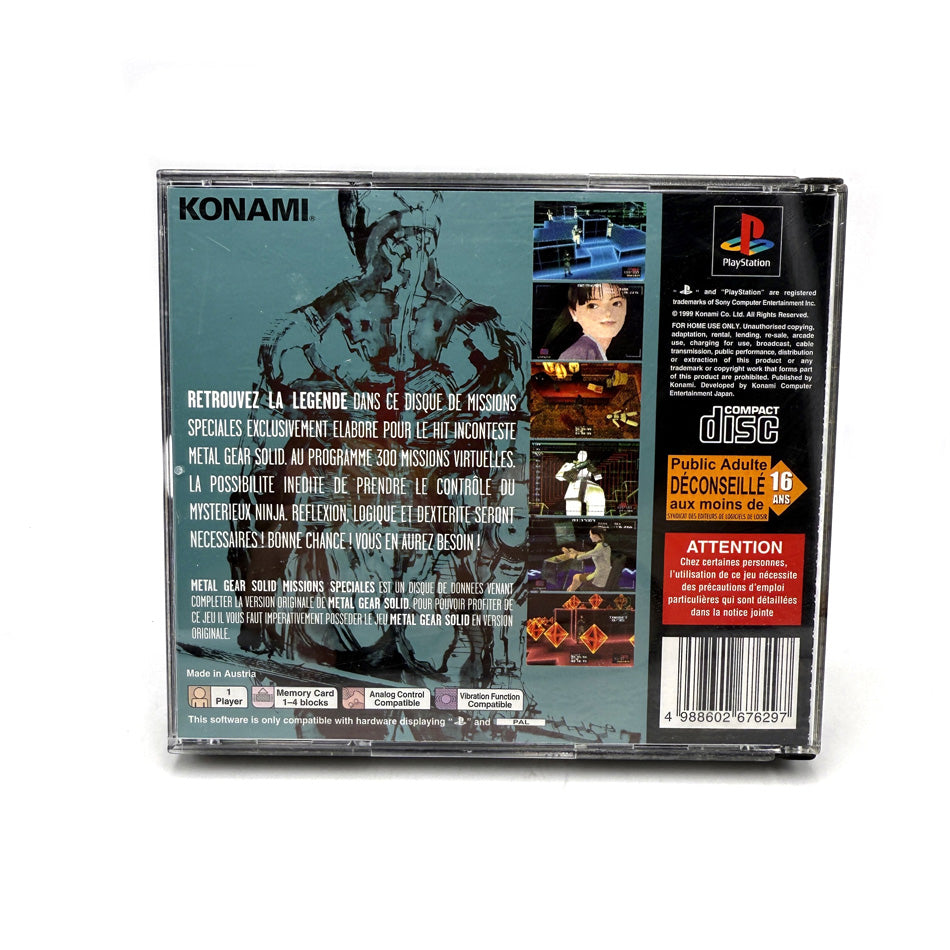 Metal Gear Solid + Missions Spéciales Playstation 1
