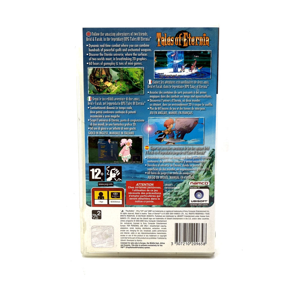 Tales Of Eternia Playstation PSP