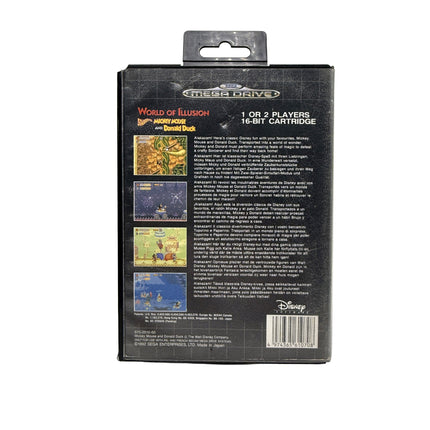 World of Illusion Starring Mickey Mouse and Donald Duck Sega Megadrive — photo 2 de l’exemplaire vendu