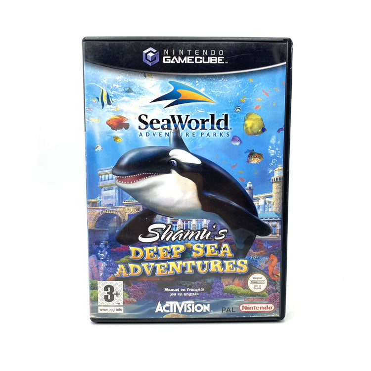 Seaworld Adventure Parks Shamu's Deep Sea Adventures Nintendo Gamecube (RARE !!!)