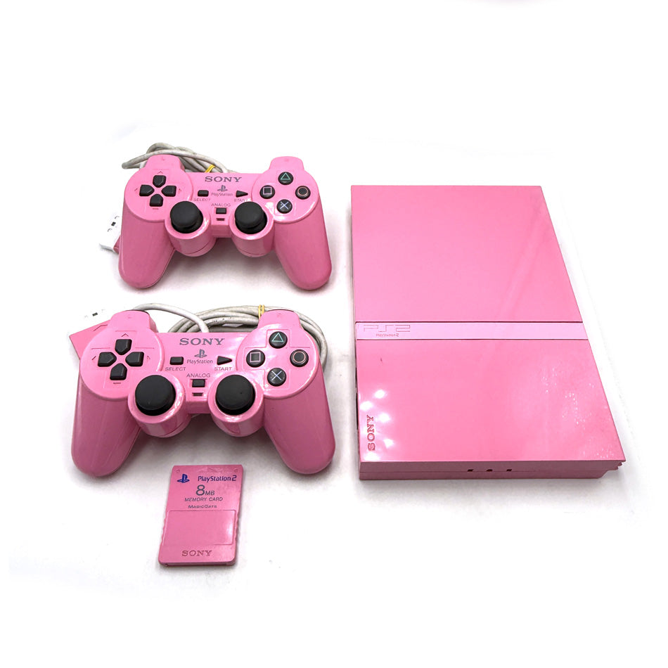 Console Playstation 2 Slim Pink Edition (SCPH-77004) + 2 Manettes + Carte mémoire
