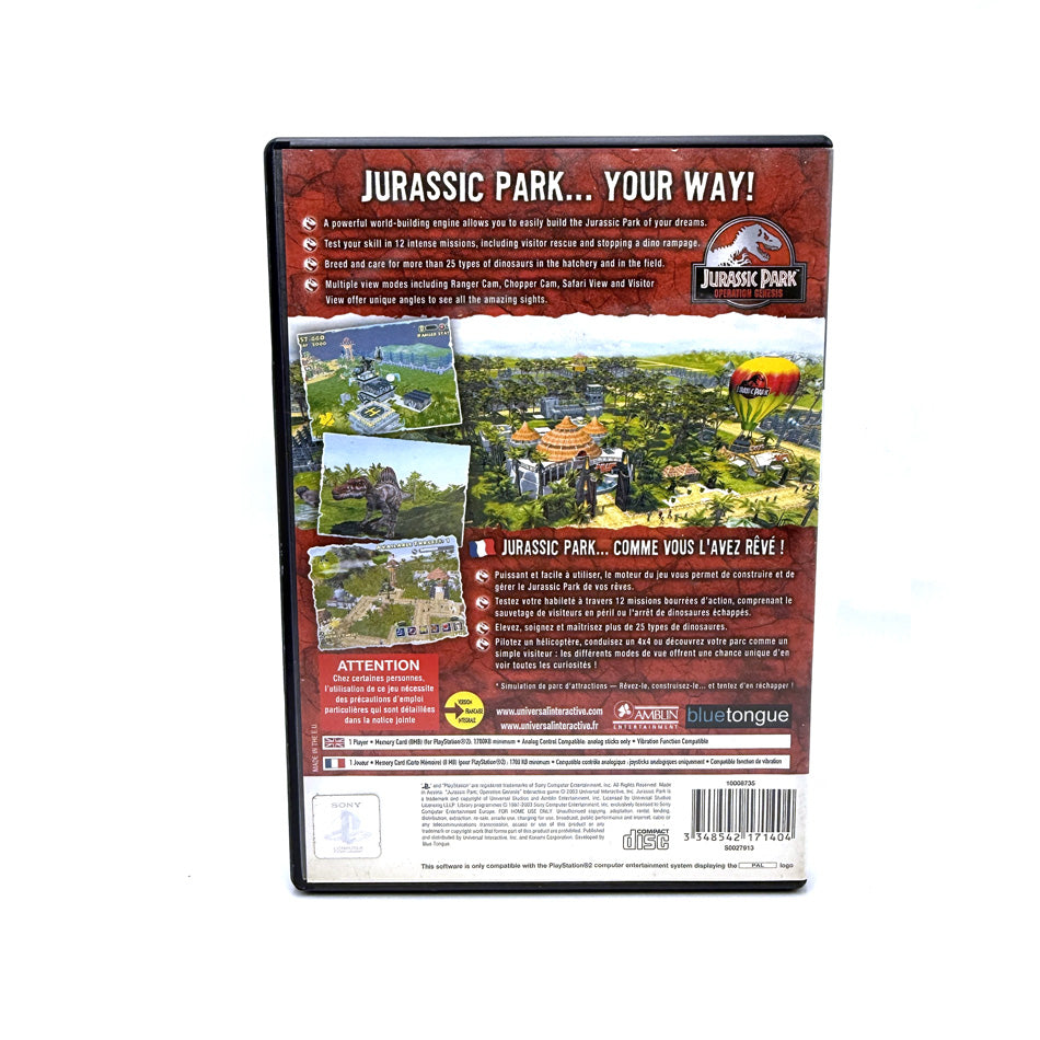Jurassic Park Operation Genesis Playstation 2