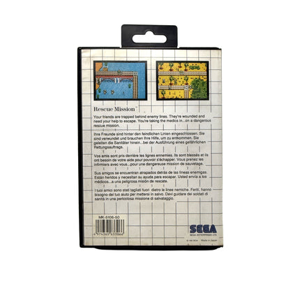 Rescue Mission Sega Master System (Jeu + boîte) – photo 2