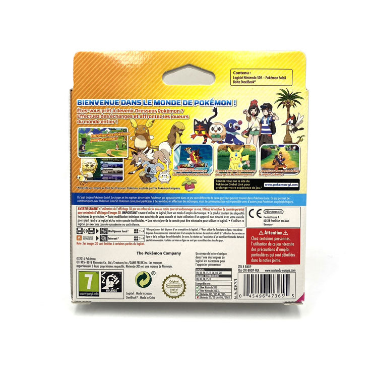 Pokemon Soleil Nintendo 3DS Edition Collector
